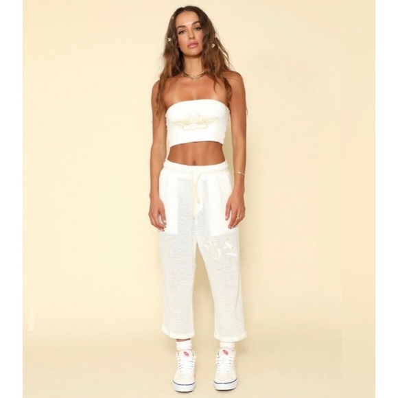 Boys Lie NEW Baseball Crop Jogger Pant - Size Small - Picture 1 of 12